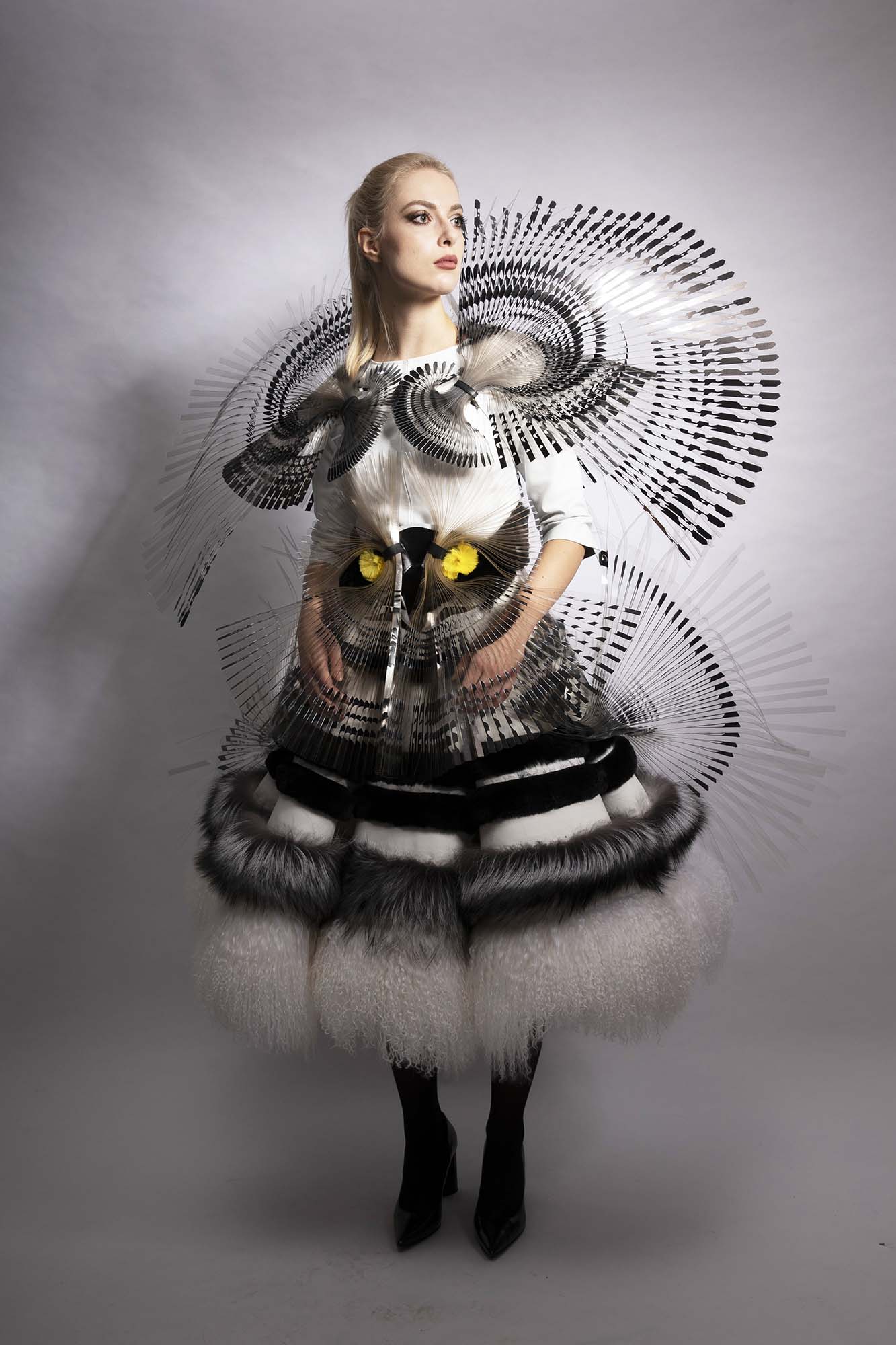 ‘Osprey’ fur garment