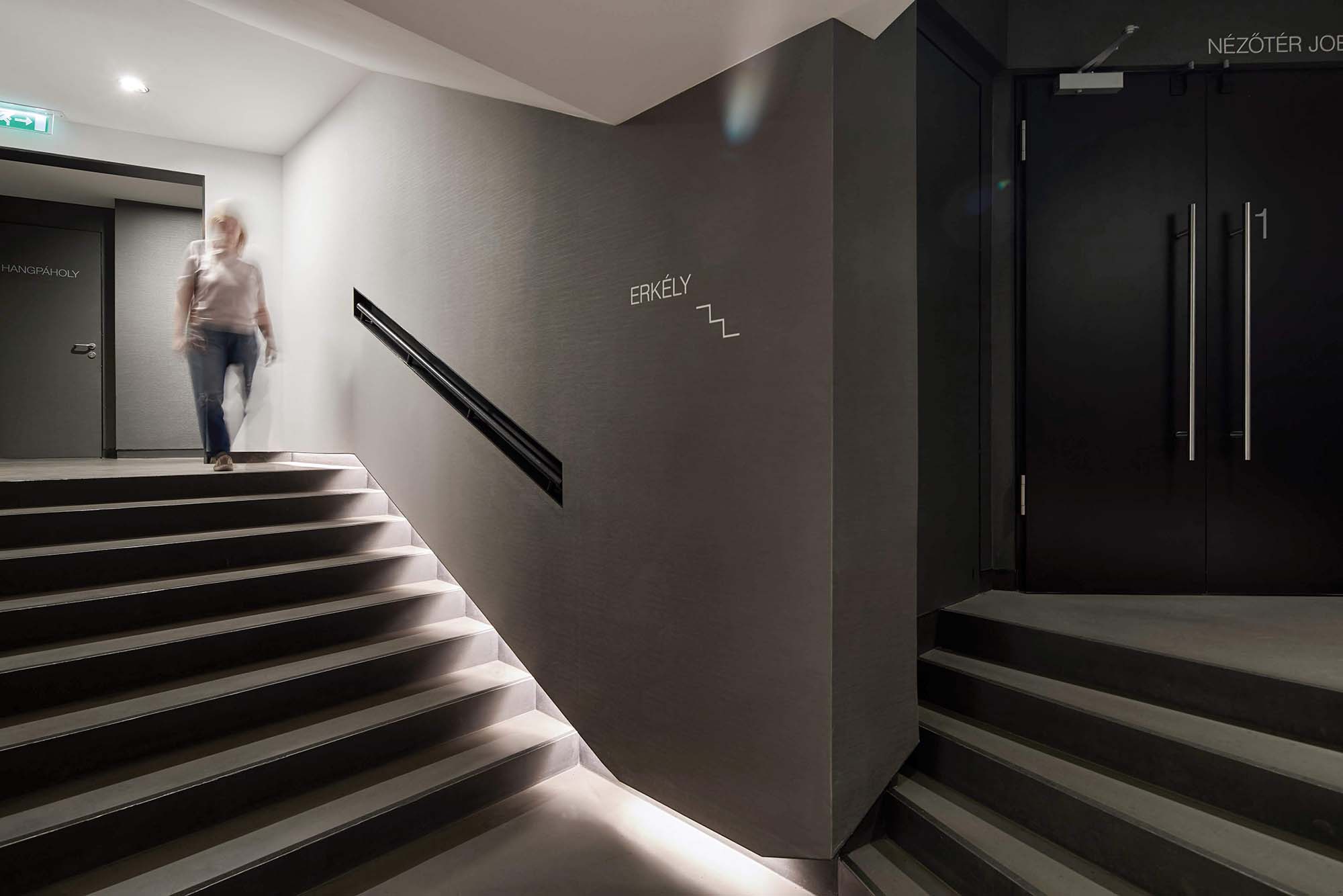 Reconstruction of the auditorium and public areas of the Örkény Theatre, Budapest