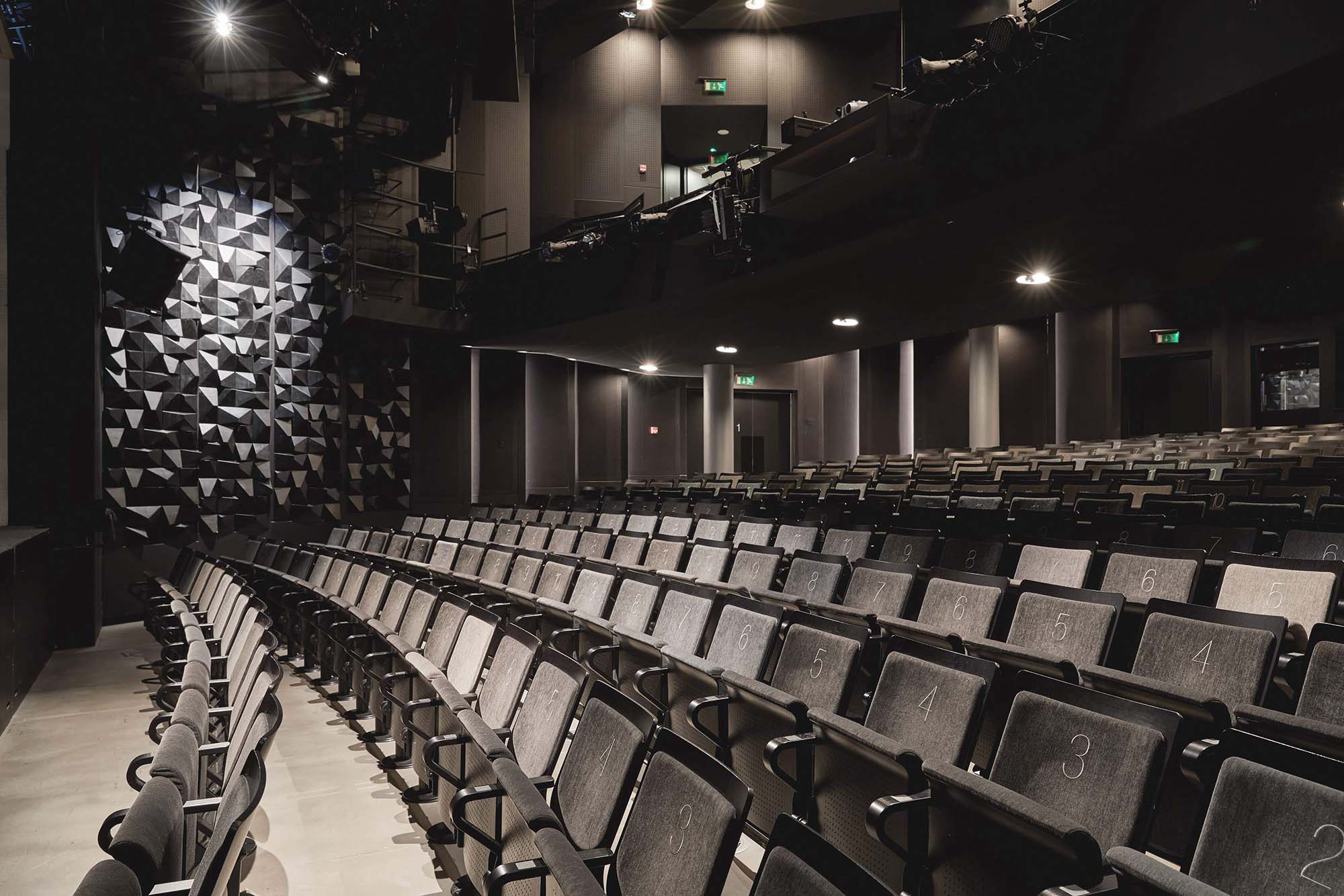 Reconstruction of the auditorium and public areas of the Örkény Theatre, Budapest