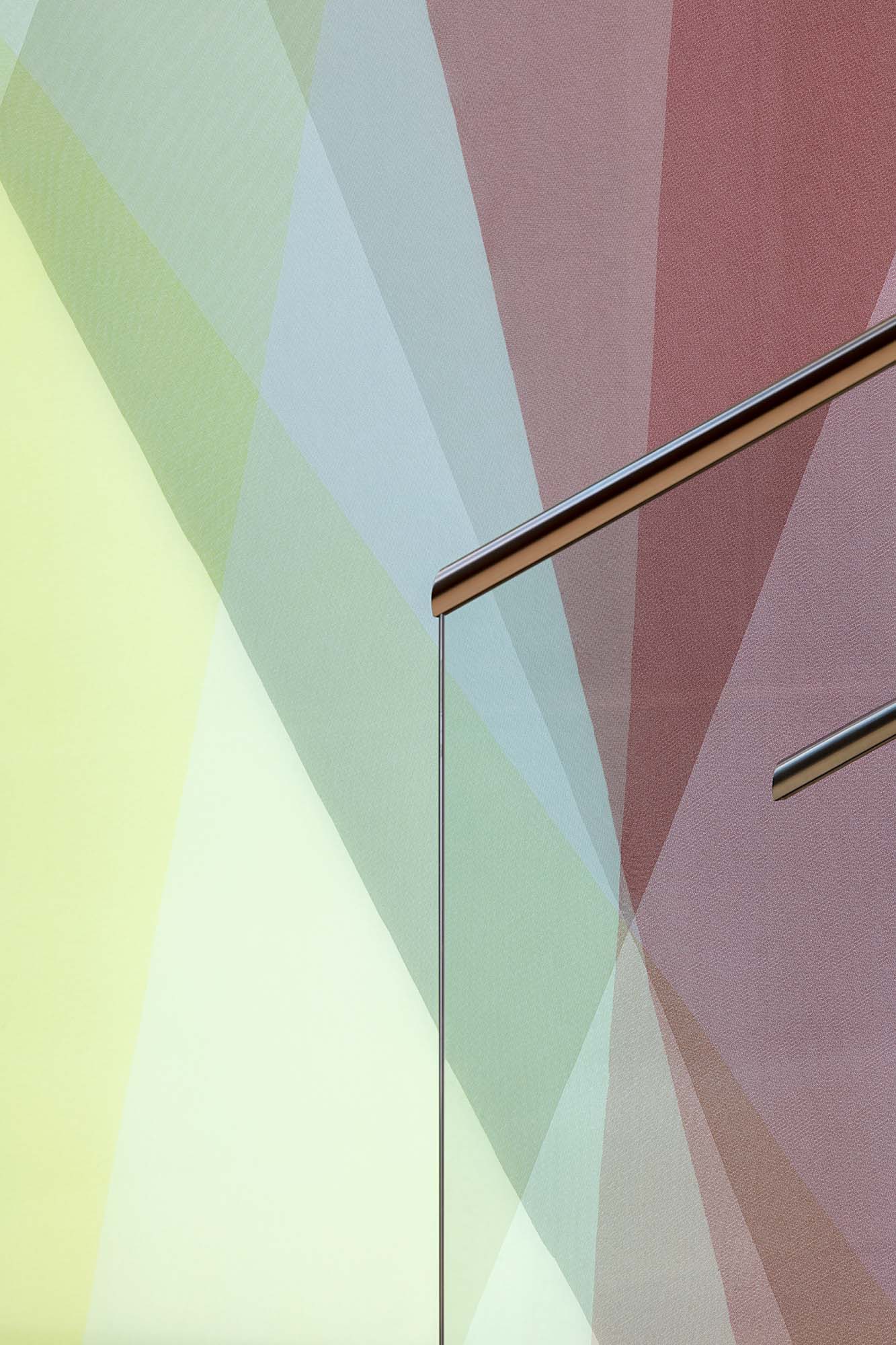 A unique glass textile creation for the Thália Winter Garden event space