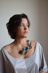 Lótuszlevél kinetikus nyakék