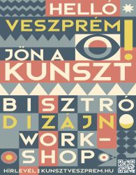 A veszprémi KUNSZT! dizájnbolt és kávéház arculata