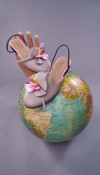 Lora női bőrpapucs