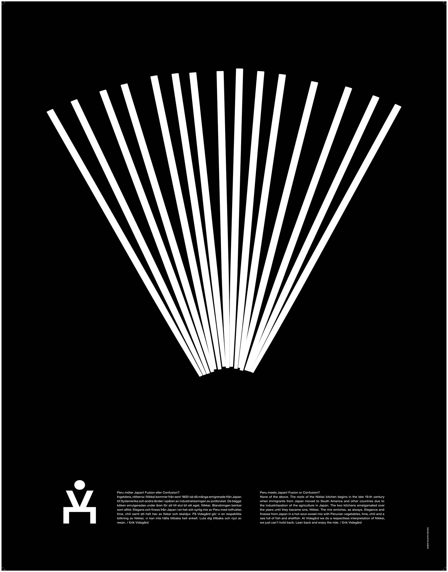 Restaurant Videgård, Stockholm, poster