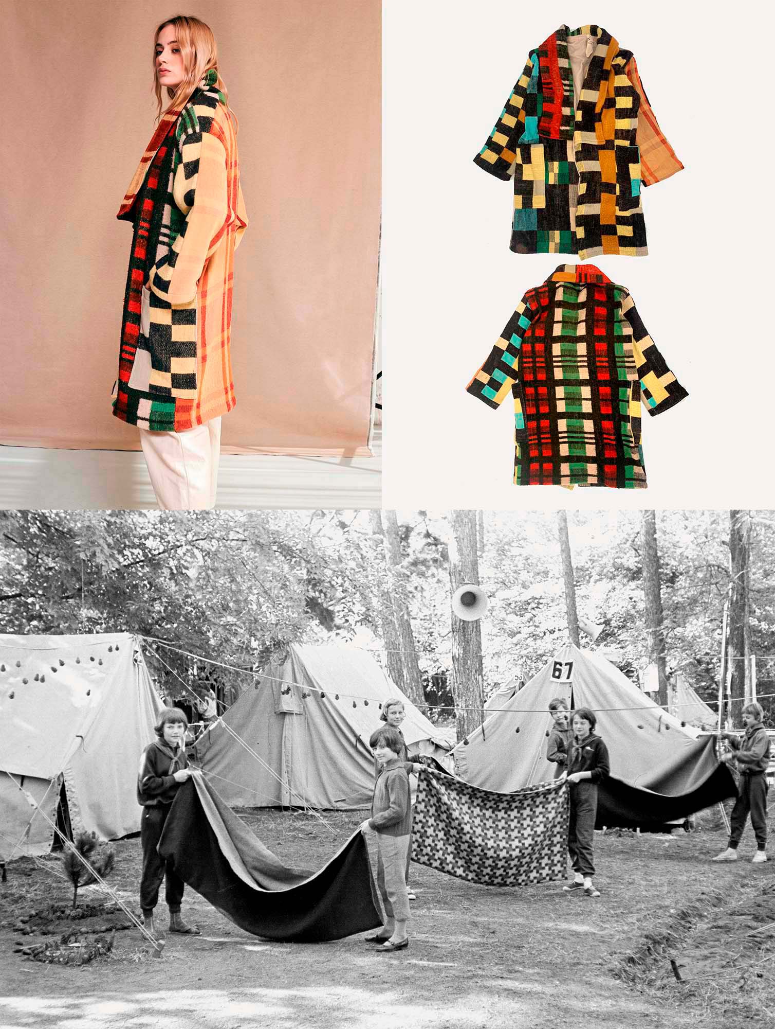 Rug jacket for pioneers’ camp