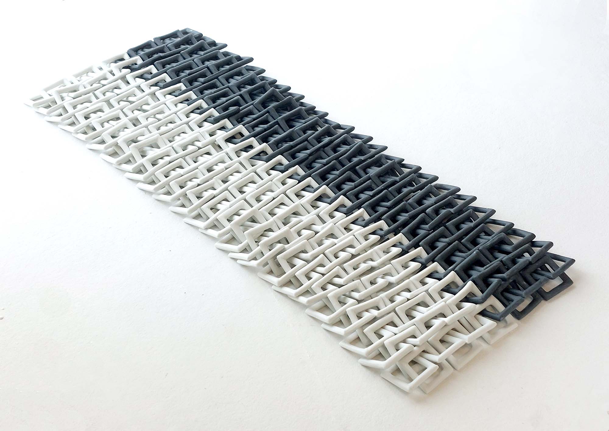 Fusion, mobile porcelain sculpture