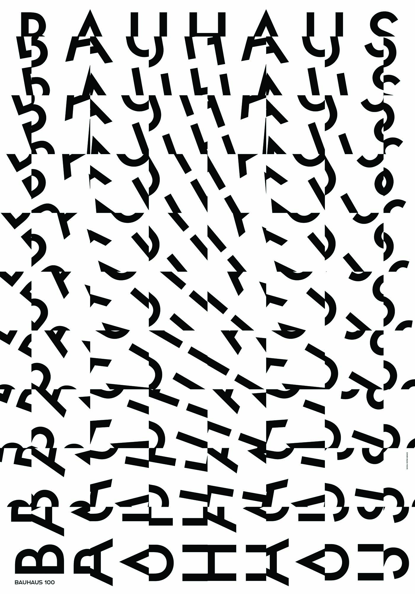 Typo Block (Bauhaus 100)