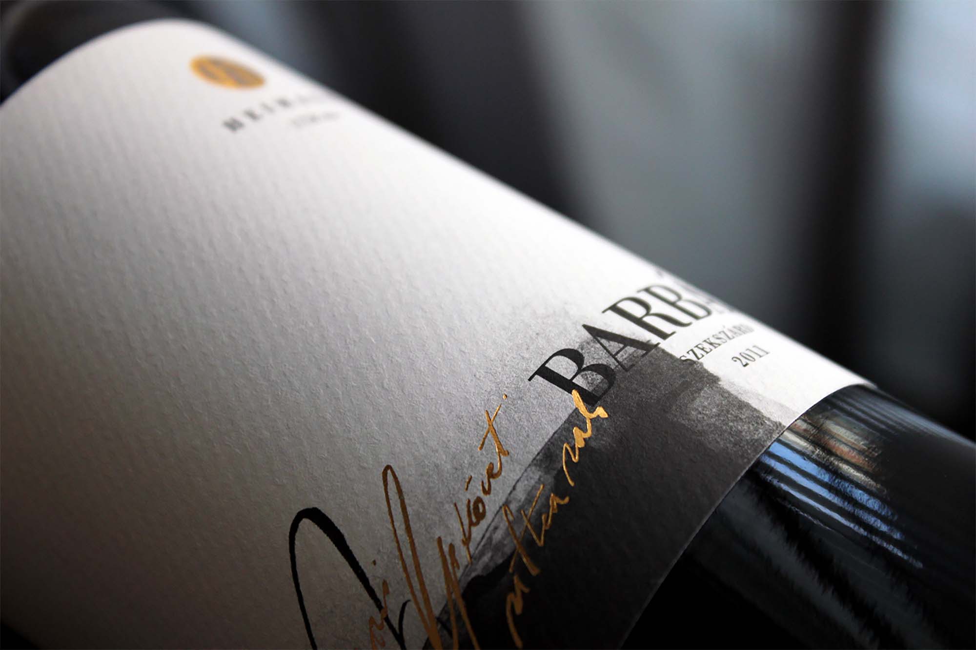 Labels for top wines of the Heimann Family Estate