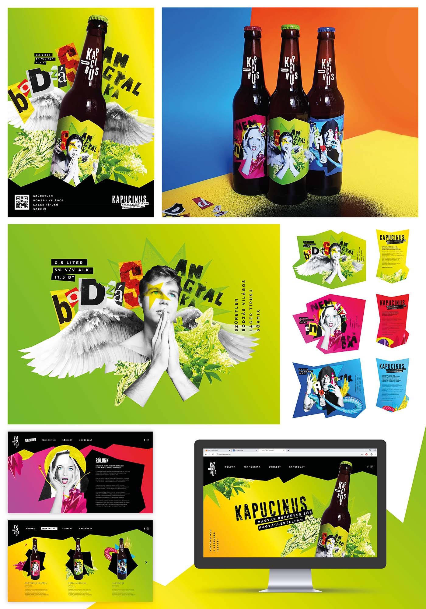 Kapucinus Craft Beer Labels